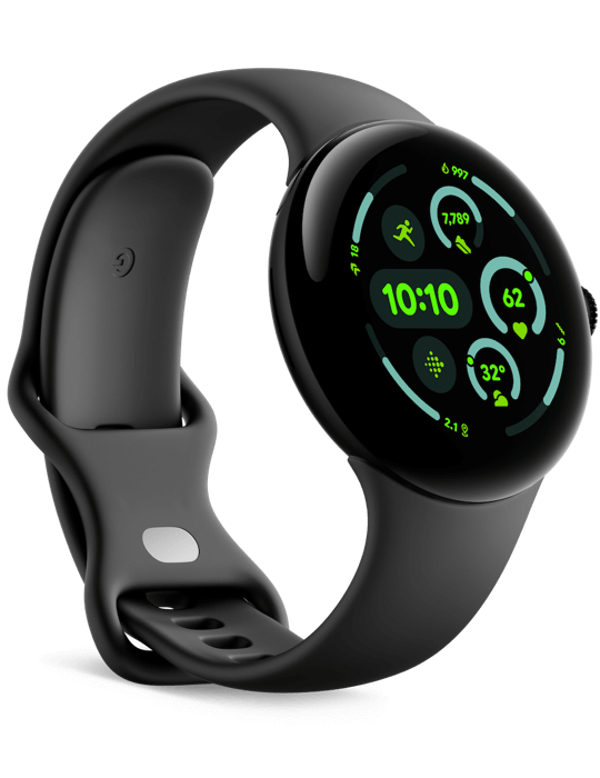 Hodinky Google Pixel Watch3 45mm, Obsidian