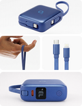 Powerbanka O2 10000 mAh 22,5W PD 3.0/QC, modrá