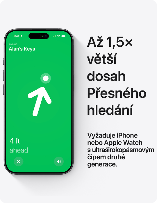 Apple AirTag 2. generace 4ks, bílá