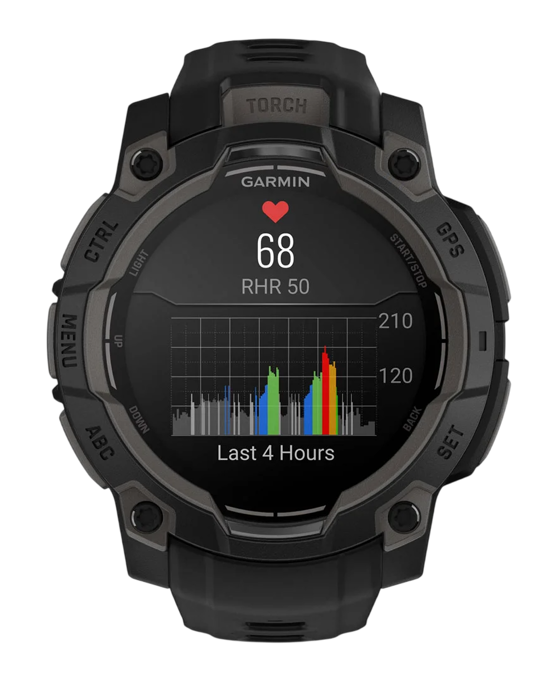 Hodinky Garmin Instinct 3 AMOLED 45mm, černá