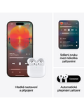 Sluchátka Apple AirPods 4, bílá
