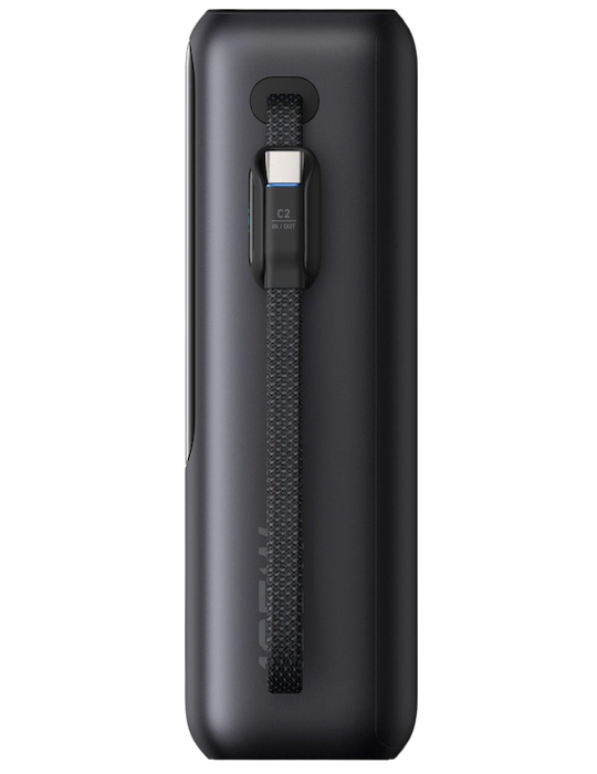 Powerbanka Anker 25000mAh, 165W s kabelem USB-C, šedá