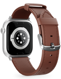 Řemínek Apple Watch Leather 42/44/45/46/49, hnědá