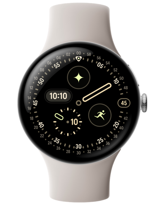 Hodinky Google Pixel Watch 4 45mm, Porcelain