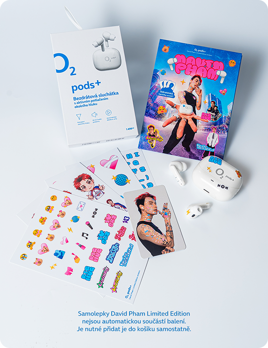 David Pham Limited Edition stickers, barevné (potisk)