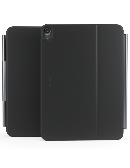 Tenká hliníková klávesnice s pouzdrem EK40 pro Apple iPad 10,9" (2022)/11", černá