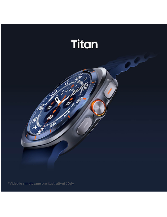 Hodinky Samsung Galaxy Watch Ultra 2025, stříbrná