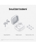 Sluchátka Samsung Galaxy Buds4 Pro, bílá