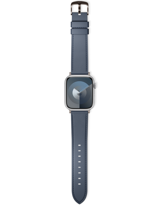 Řemínek Apple Watch Leather 38/40/41/42 mm, modrá