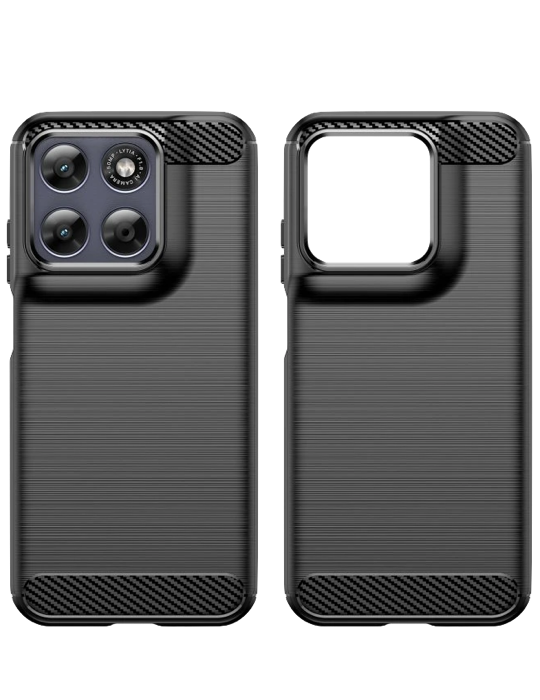 Kryt Carbon Motorola Moto G77 5G, černá