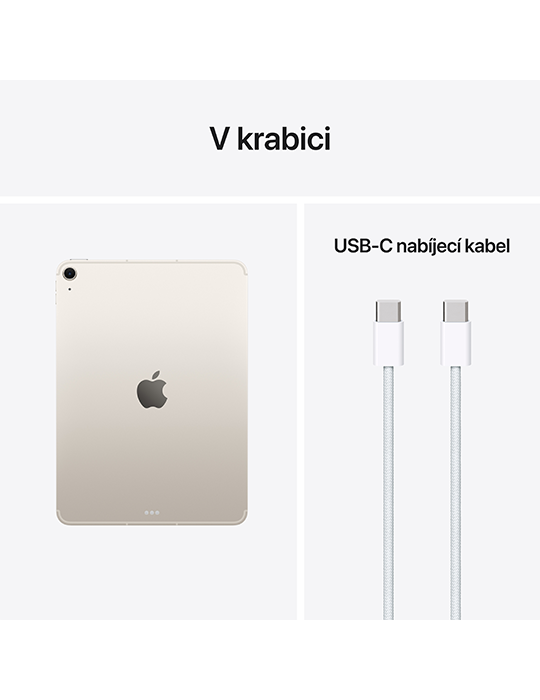 iPad Air 11 256GB Wi-Fi+Cellular (2026), hvězdně bílá