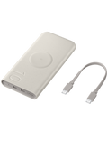 Powerbanka Samsung 10000 mAh s bezdrátovým nabíjením, béžová