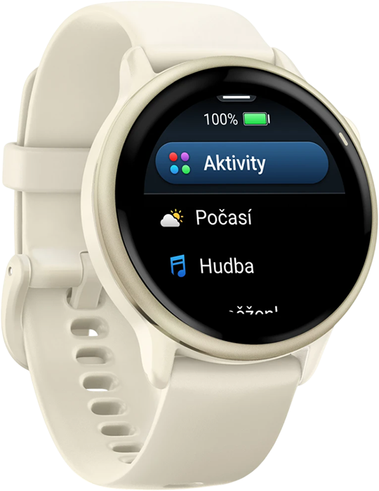 Hodinky Garmin vívoactive 6, béžová