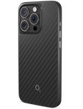 Kryt O2 Aramid iPhone 16 Pro, černá