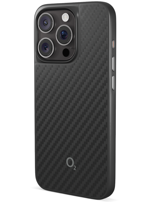 Kryt O2 Aramid iPhone 16 Pro, černá