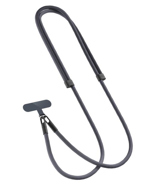Spello Rope Crossbody Strap, šedá