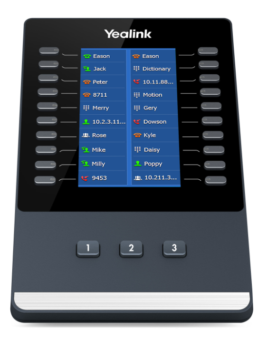 Exp. Modul Yealink EXP43, černá