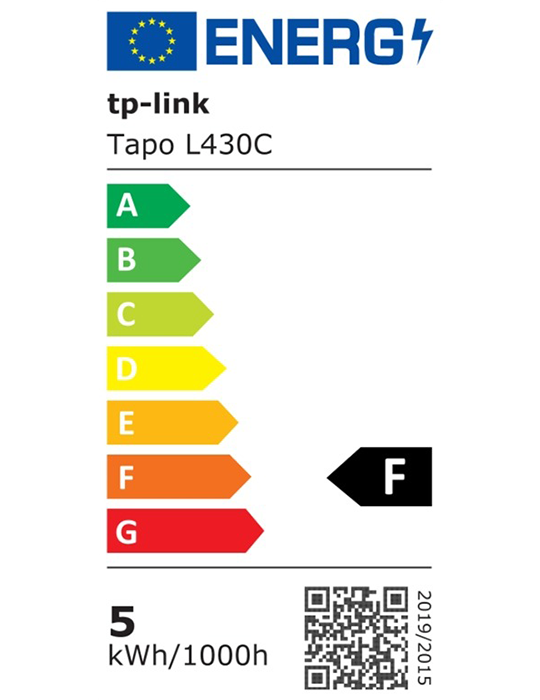 Chytrá vícebarevná žárovka Tapo L430C, bílá