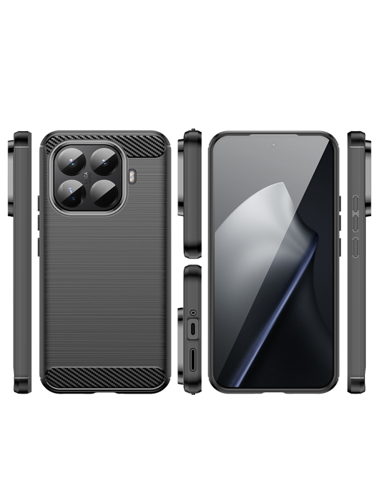 Kryt Carbon Xiaomi 15T Pro 5G, černá