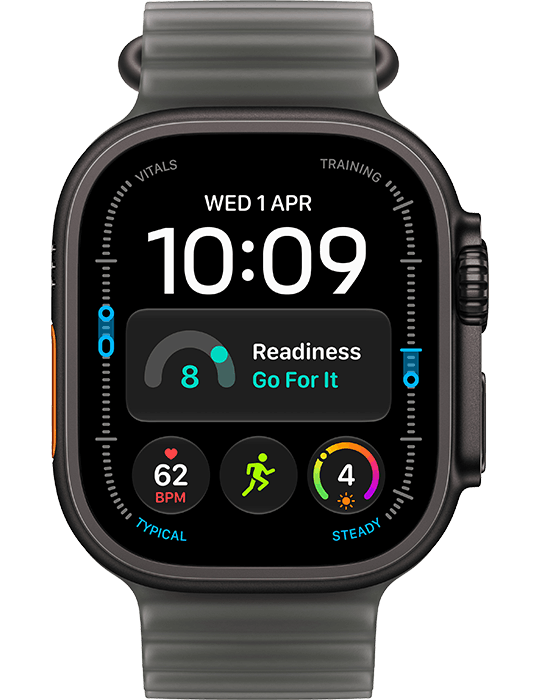 Apple Watch Ultra 4 GPS + Cellular 49mm, Titan černý/průsvit. černý oceánský