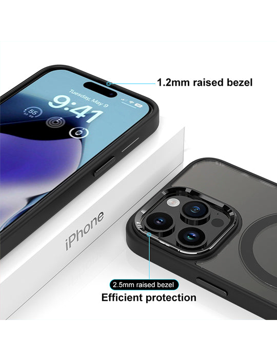 Kryt Iron Eye Magnet Apple iPhone 15 ProMax, černá