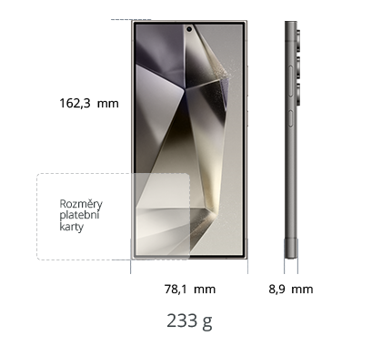 Samsung Galaxy S24 Ultra 5G 512GB, šedý titan