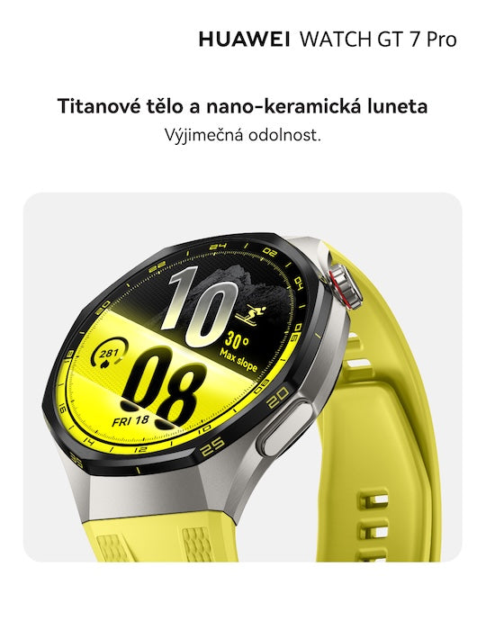 Hodinky Huawei Watch GT 7 PRO, žlutá