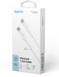 Kabel UltraLink USB-C, USB-C 240W 1.2m, bílá