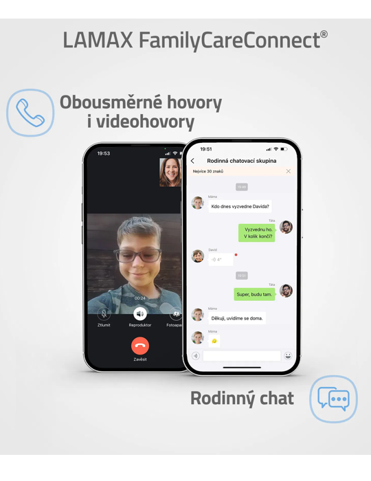 Dětské hodinky Lamax WatchY4 Play, růžová