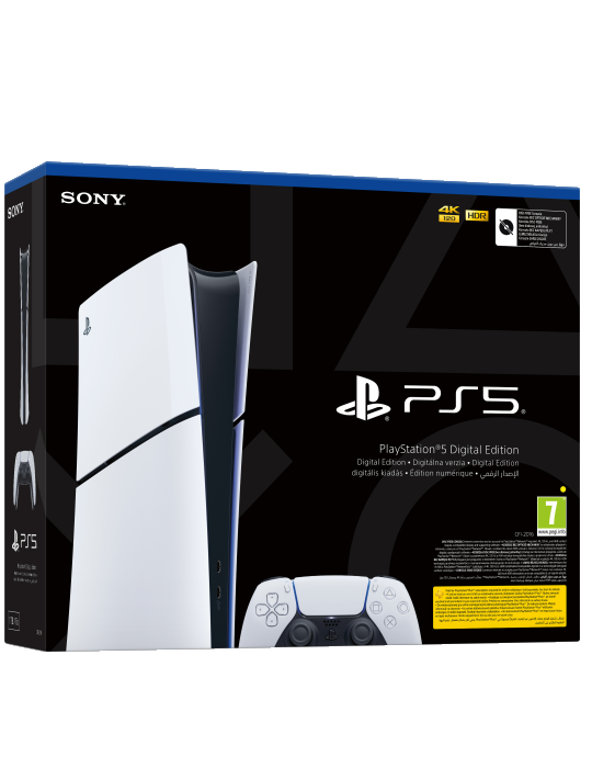 Sony Playstation 5 (Digital), bílá