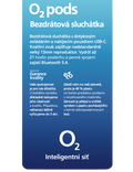 Sluchátka O2 pods, bílá