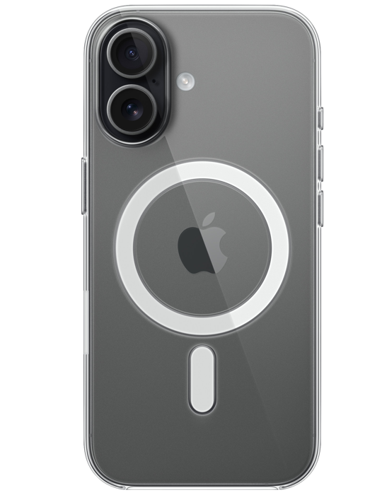 Průhledný kryt s MagSafe pro Apple iPhone 17, čirá