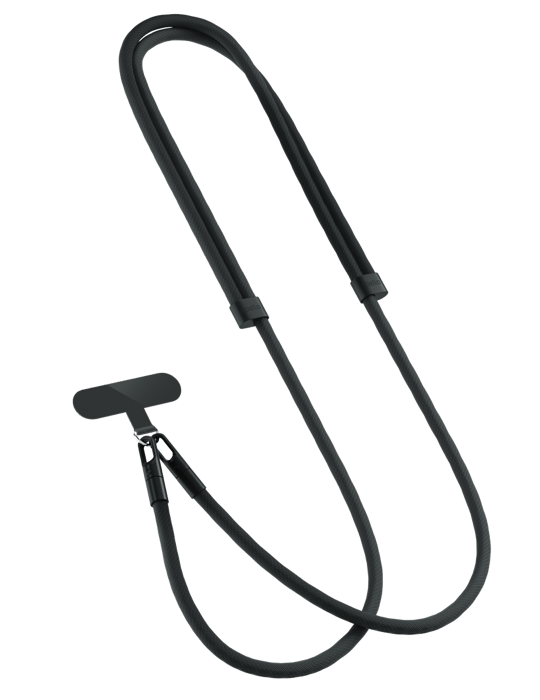 Spello Rope Crossbody Strap, černá