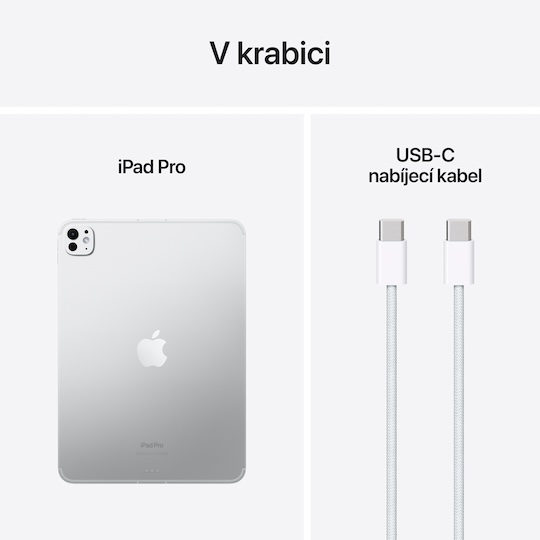 iPad Pro 11 256GB Wi-Fi+Cellular (2025), stříbrná
