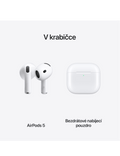 Sluchátka Apple AirPods 5 s bezdrátovým nabíjecím pouzdrem, bílá