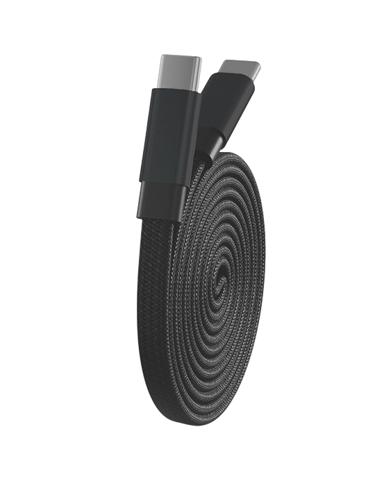 Datový kabel magnetický USB-C x USB-C,1m 240W, černá