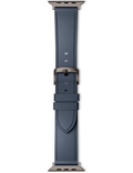 Řemínek Apple Watch Leather 42/44/45/46/49 mm, modrá