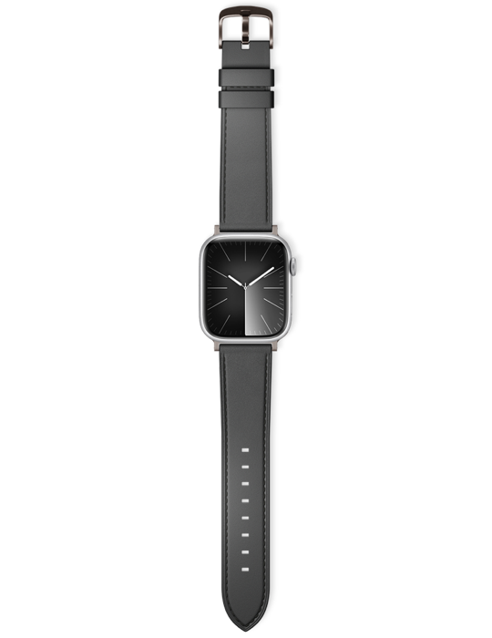 Řemínek Apple Watch Leather 38/40/41/42 mm, černá