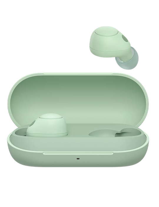Sluchátka Bluetooth Sony WF-C700N, šedozelená