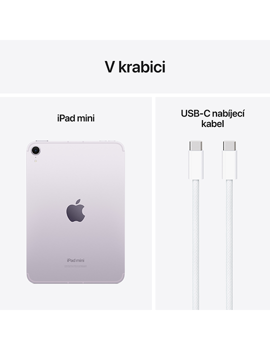 iPad mini 128GB Wi-Fi+Cellular (2024), fialová