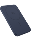 Hliníková bezdrátová powerbanka Qi2 25W Slim 5000mAh Mag+ EM55, modrá