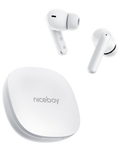 Sluchátka Niceboy Pins 4 PRO, bílá