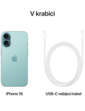 iPhone 16 256GB 5G, modrozelená