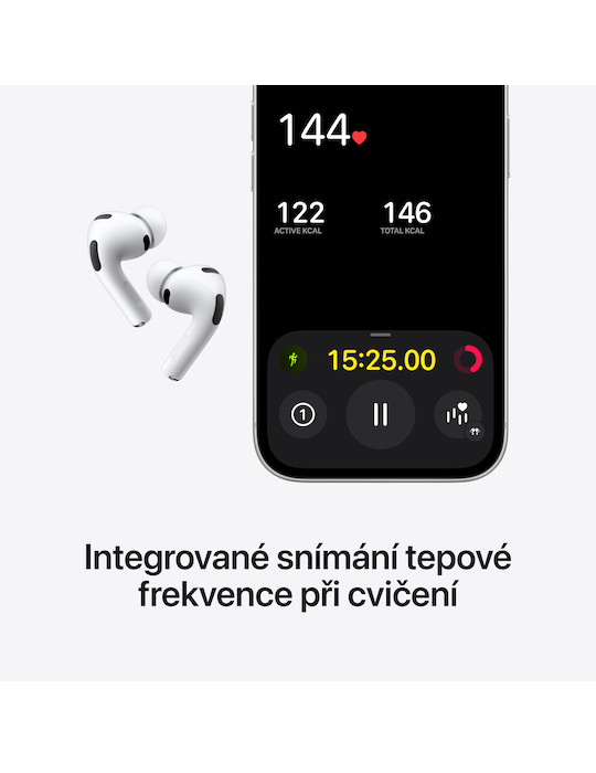 Sluchátka Apple AirPods Pro 3, bílá