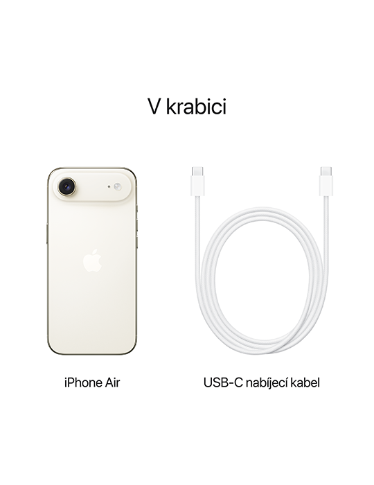iPhone Air 5G 1TB, světle zlatá