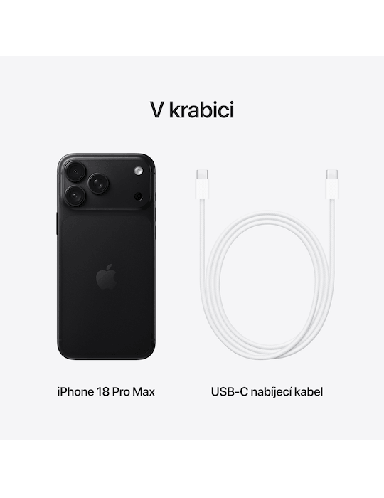 iPhone 18 Pro Max 5G 2TB, černá