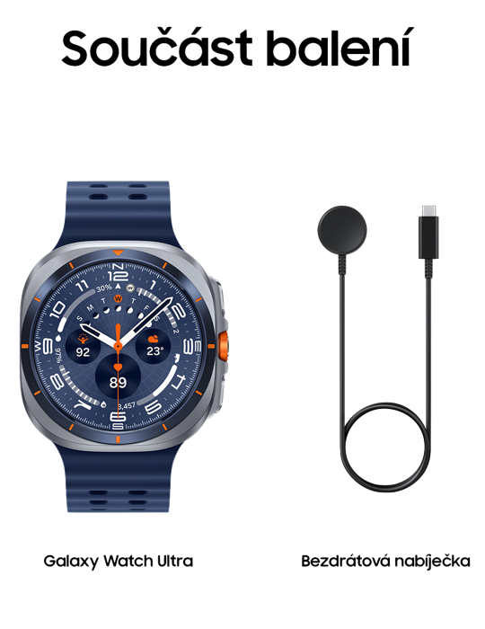 Hodinky Samsung Galaxy Watch Ultra 2025, modrá