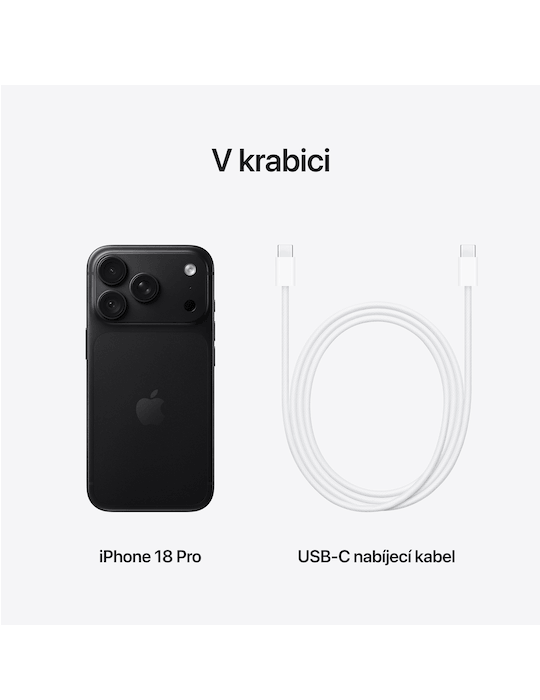 iPhone 18 Pro 5G 2TB, černá