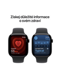 Apple Watch Series 11 GPS + Cellular 46mm růžově zlaté hliníkové pouzdro se světle ruměným sportovním řemínkem S/M, růžová