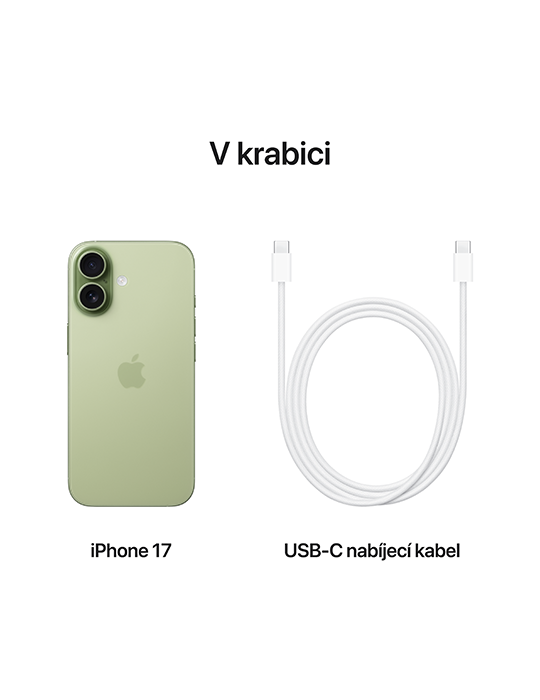 iPhone 17 5G 512GB, šalvějově zelená